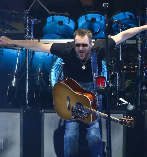 Singer Eric Church performs onstage