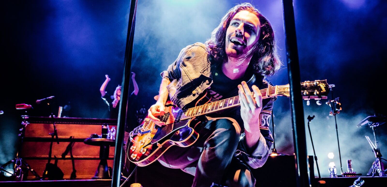 Hozier performs live.
