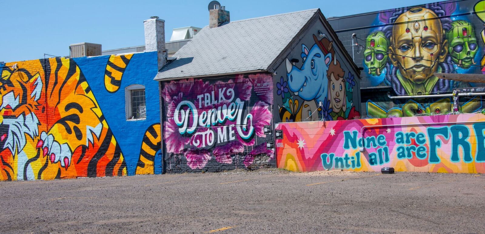 Denver's up and coming RiNo Art District.