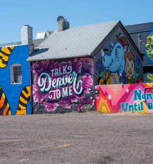 Denver's up and coming RiNo Art District.