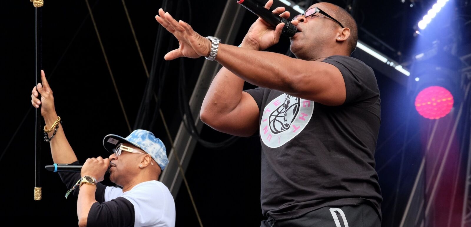 The Sugarhill Gang performing live.